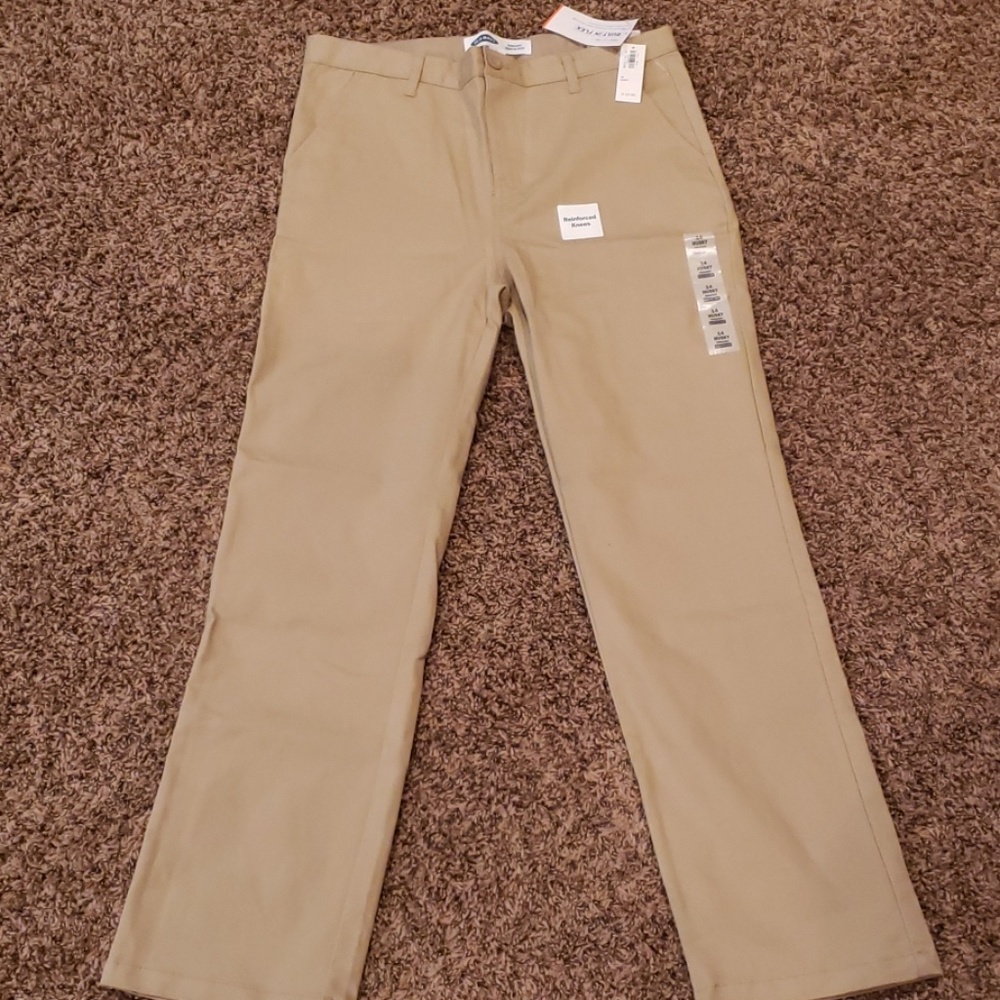 NWT Straight Leg 14 Husky Old Navy Kahki